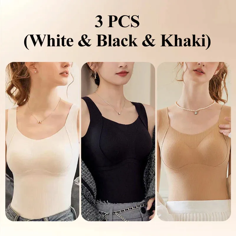 50% RABATT[Damgva] Thermal Tank Tops fr kvinnor med inbyggd beh