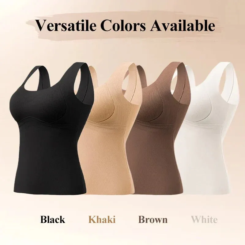 50% RABATT[Damgva] Thermal Tank Tops fr kvinnor med inbyggd beh