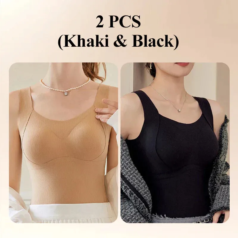 50% RABATT[Damgva] Thermal Tank Tops fr kvinnor med inbyggd beh