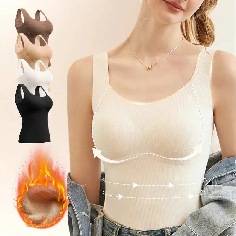 50% RABATT[Damgva] Thermal Tank Tops fr kvinnor med inbyggd beh