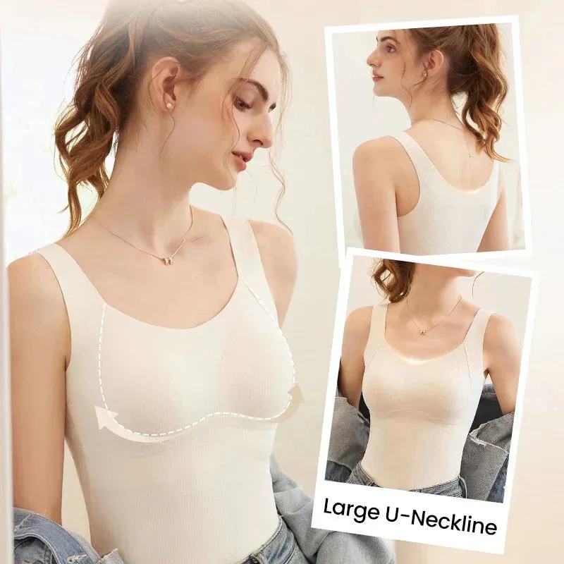50% RABATT[Damgva] Thermal Tank Tops fr kvinnor med inbyggd beh