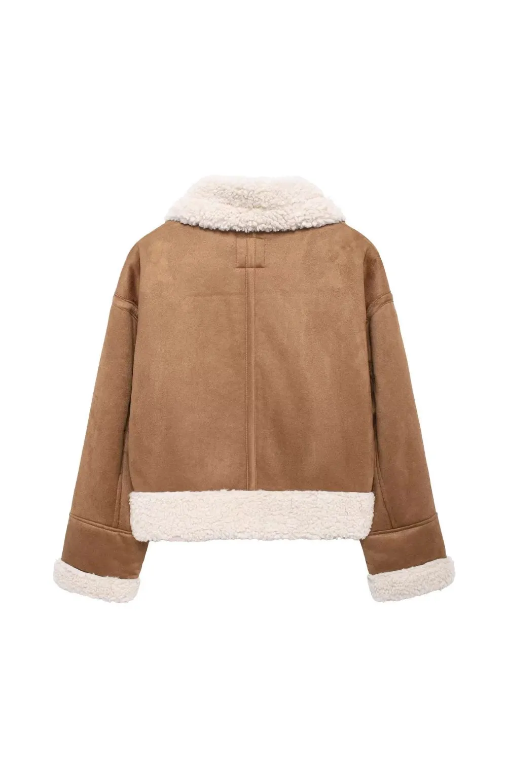 'Beverly' Reversible jacket with zip detailing