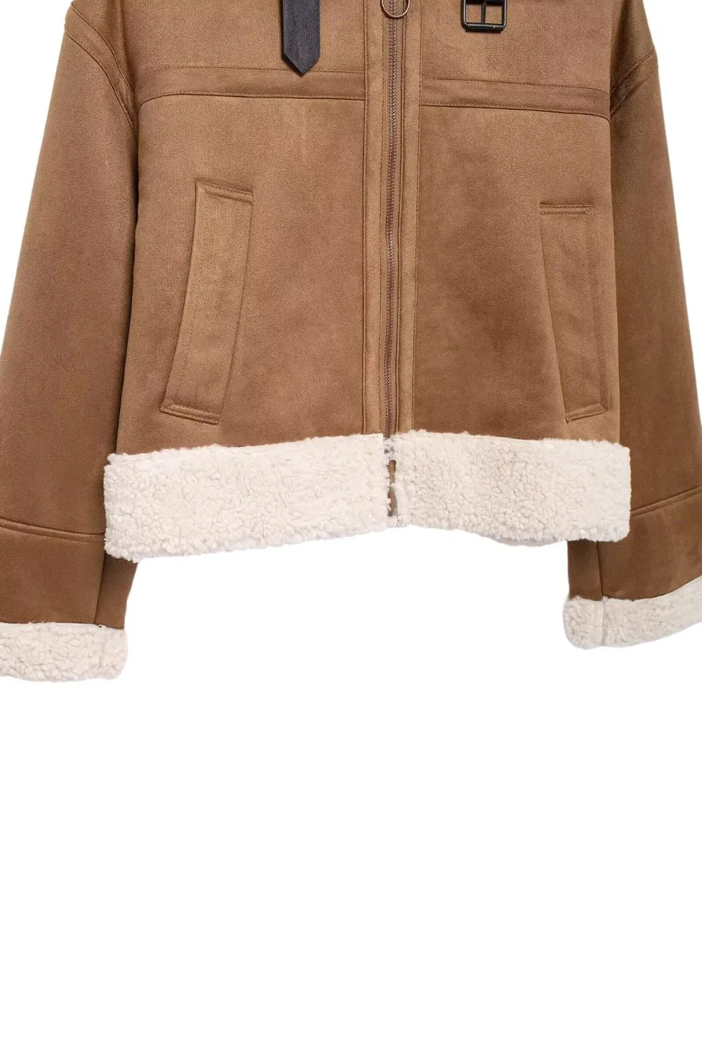 'Beverly' Reversible jacket with zip detailing