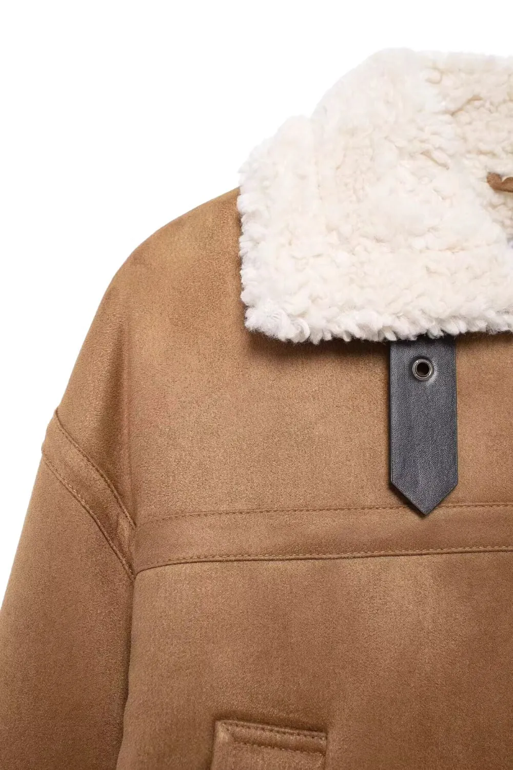 'Beverly' Reversible jacket with zip detailing