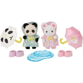 Calico Critters Nursery Friends - Rainy Day Duo