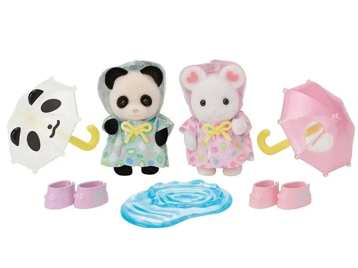 Calico Critters Nursery Friends | Rainy Day Duo