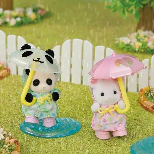 Calico Critters Nursery Friends | Rainy Day Duo