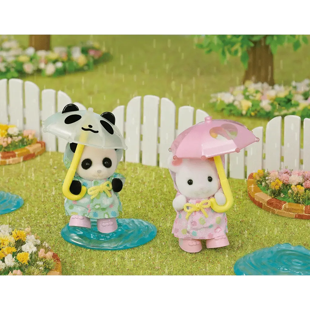 Calico Critters Nursery Friends - Rainy Day Duo