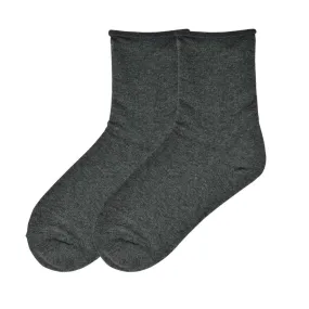 Charcoal Grey Relaxed Top Socks (Women's)