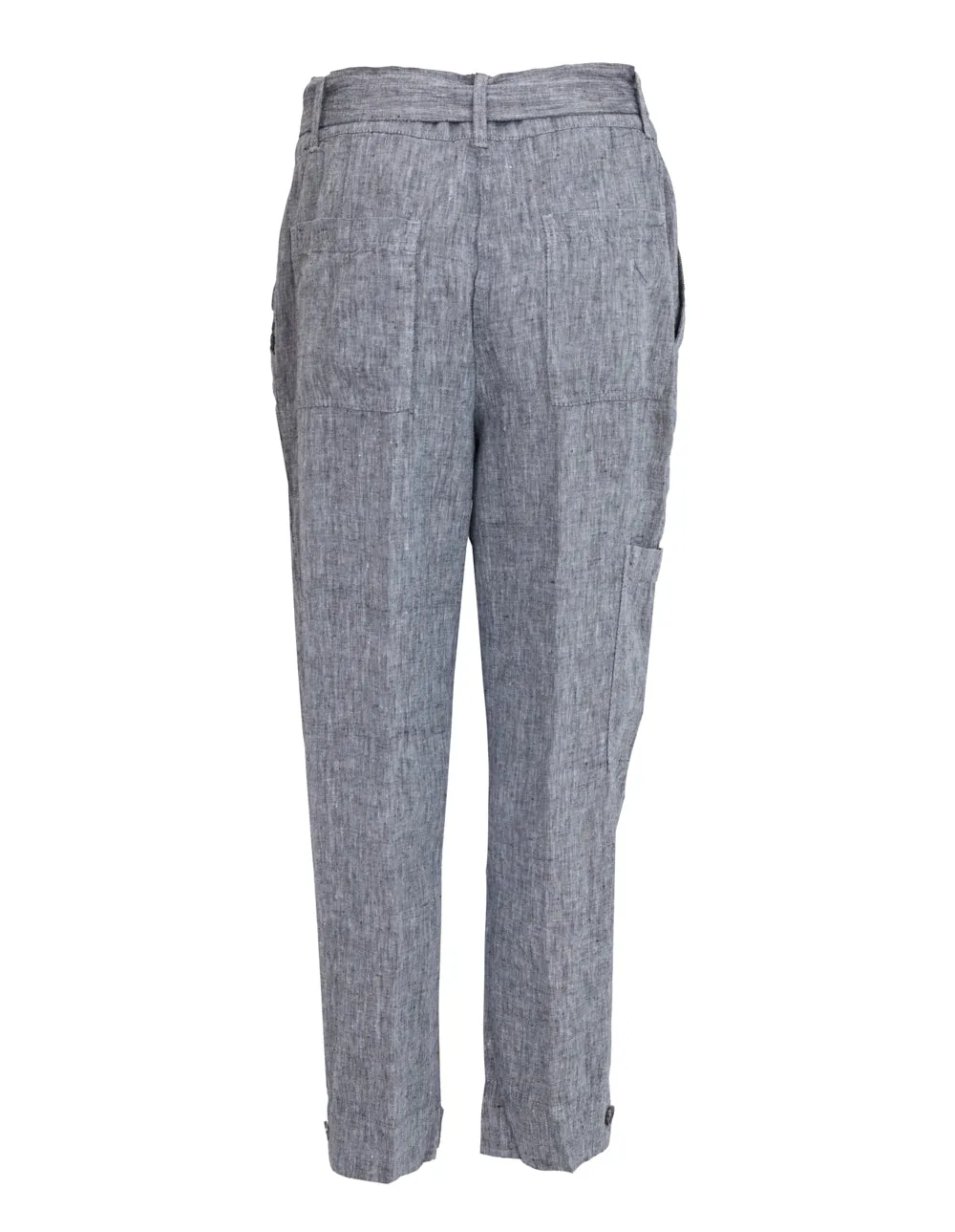 Crossdye Hanky Linen Convertible Pants