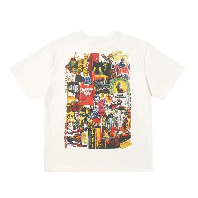 Digital printing Summer Style WELLDONE T Shirt Men Women 1:1 High Quality Streetwear Top Tees We11 Done WELL DONE T-Shirt