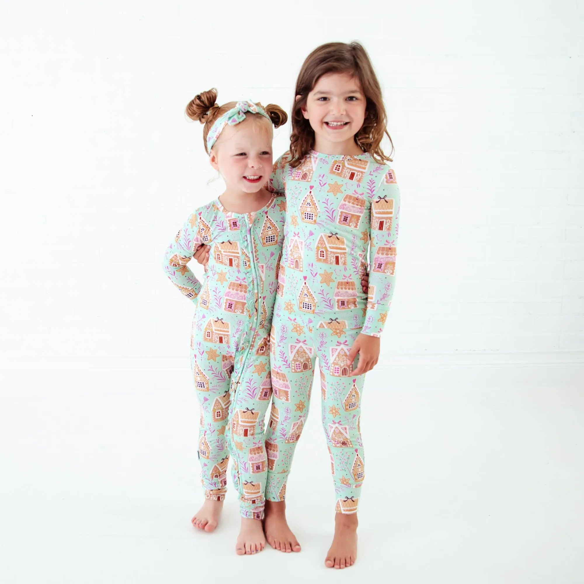 Dreamiere Gingerbread House Kids Bamboo Pajamas
