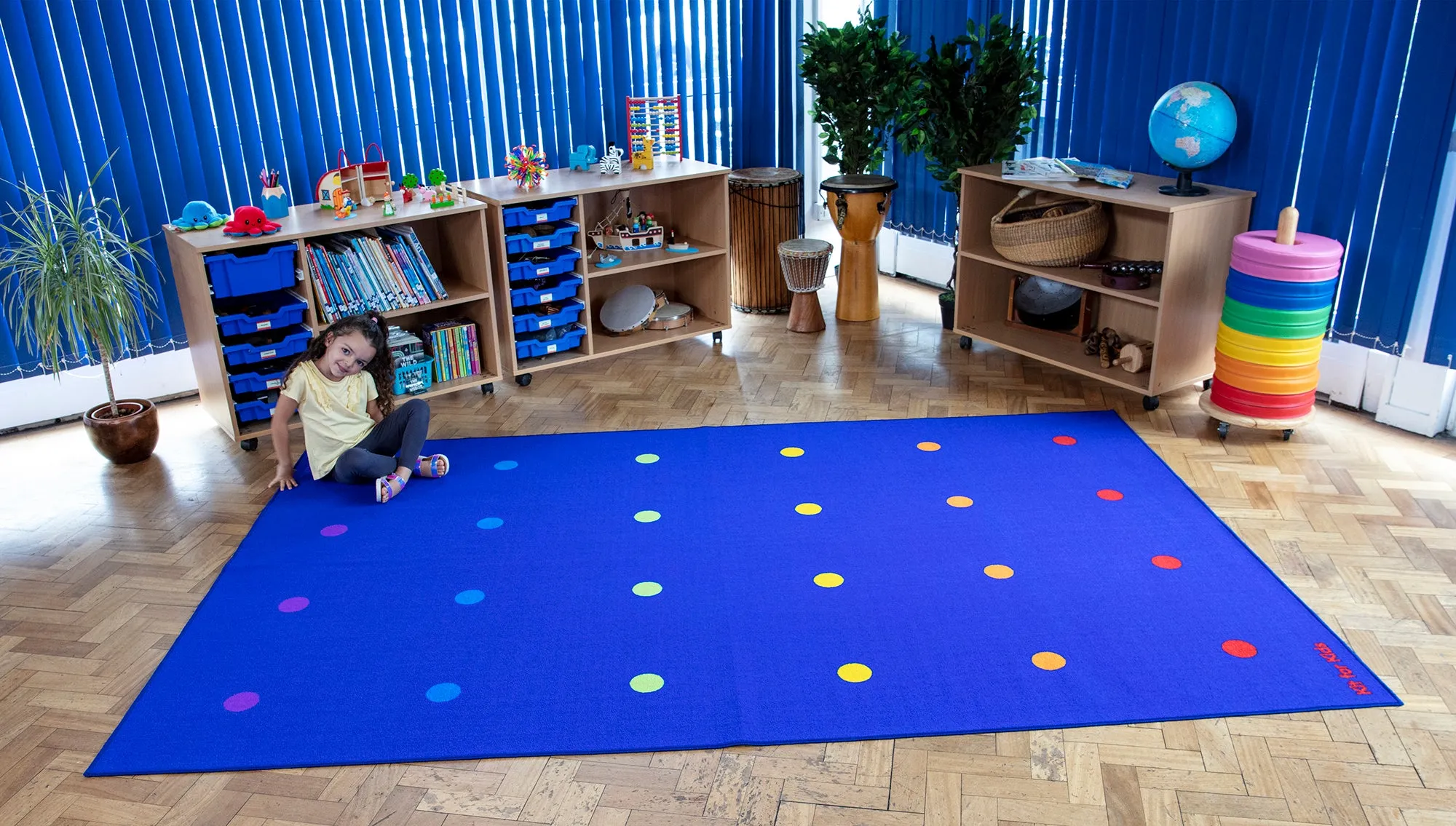 Essentials Rainbow Spots Carpet
