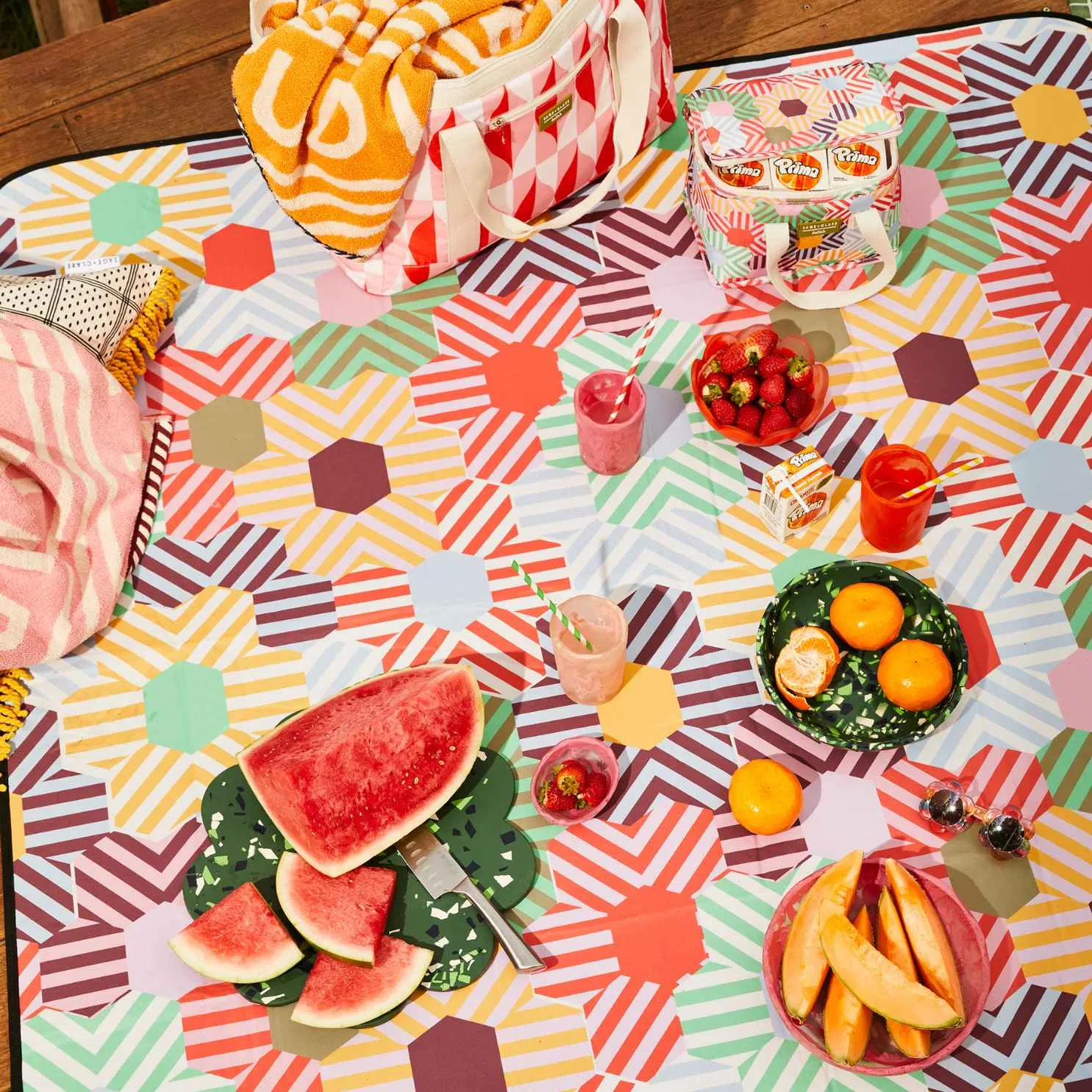 Holiday Medium Picnic Mat Sage x Clare & Kollab Tessa