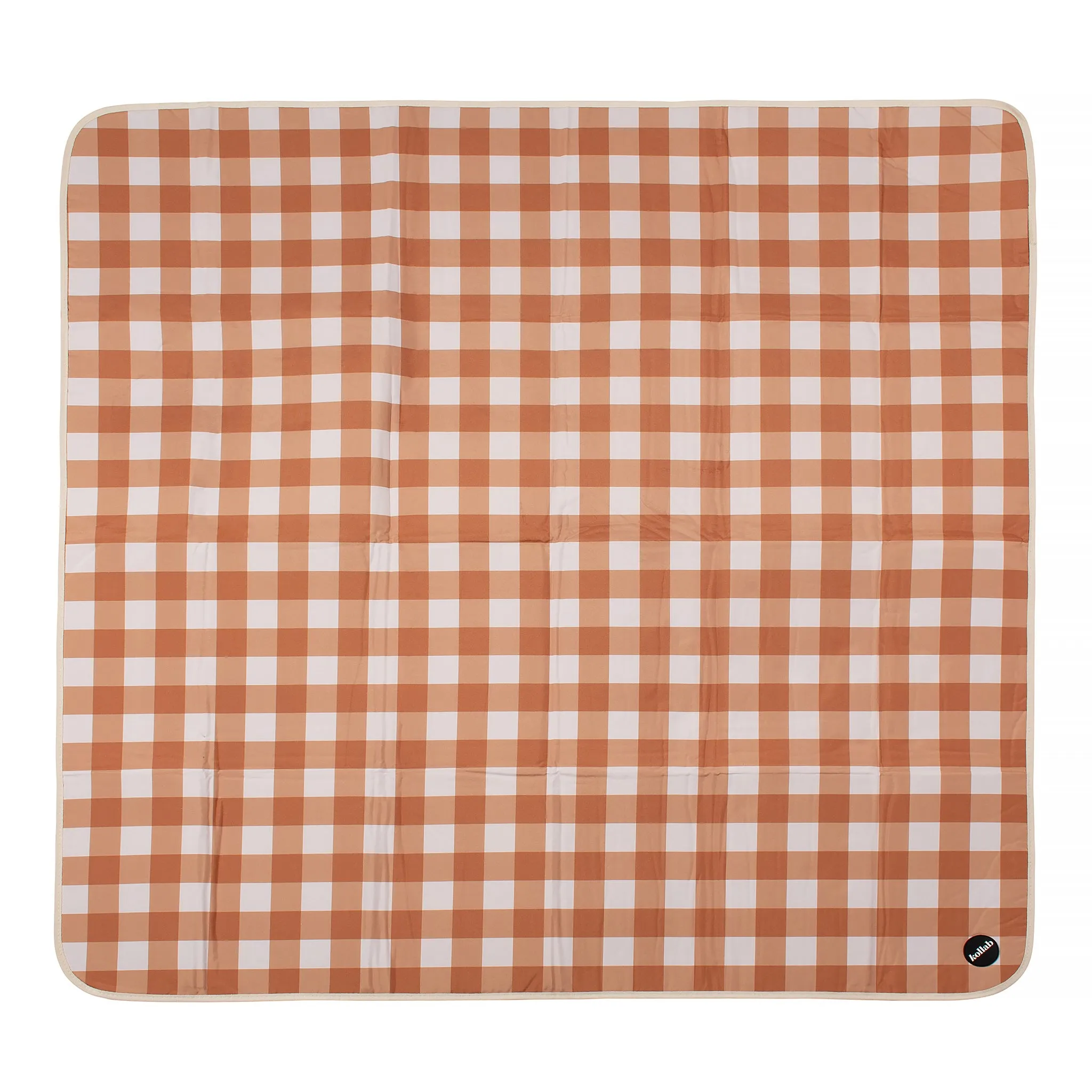 Holiday Picnic mat 1.4x1.4m Clay Check