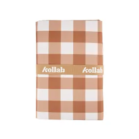 Holiday Picnic mat 1.4x1.4m Clay Check