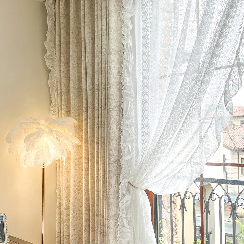 Irina Chenille Morris Botanical Pattern Blackout Thermal Curtain