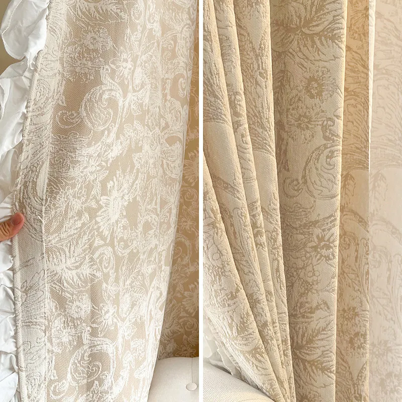 Irina Chenille Morris Botanical Pattern Blackout Thermal Curtain