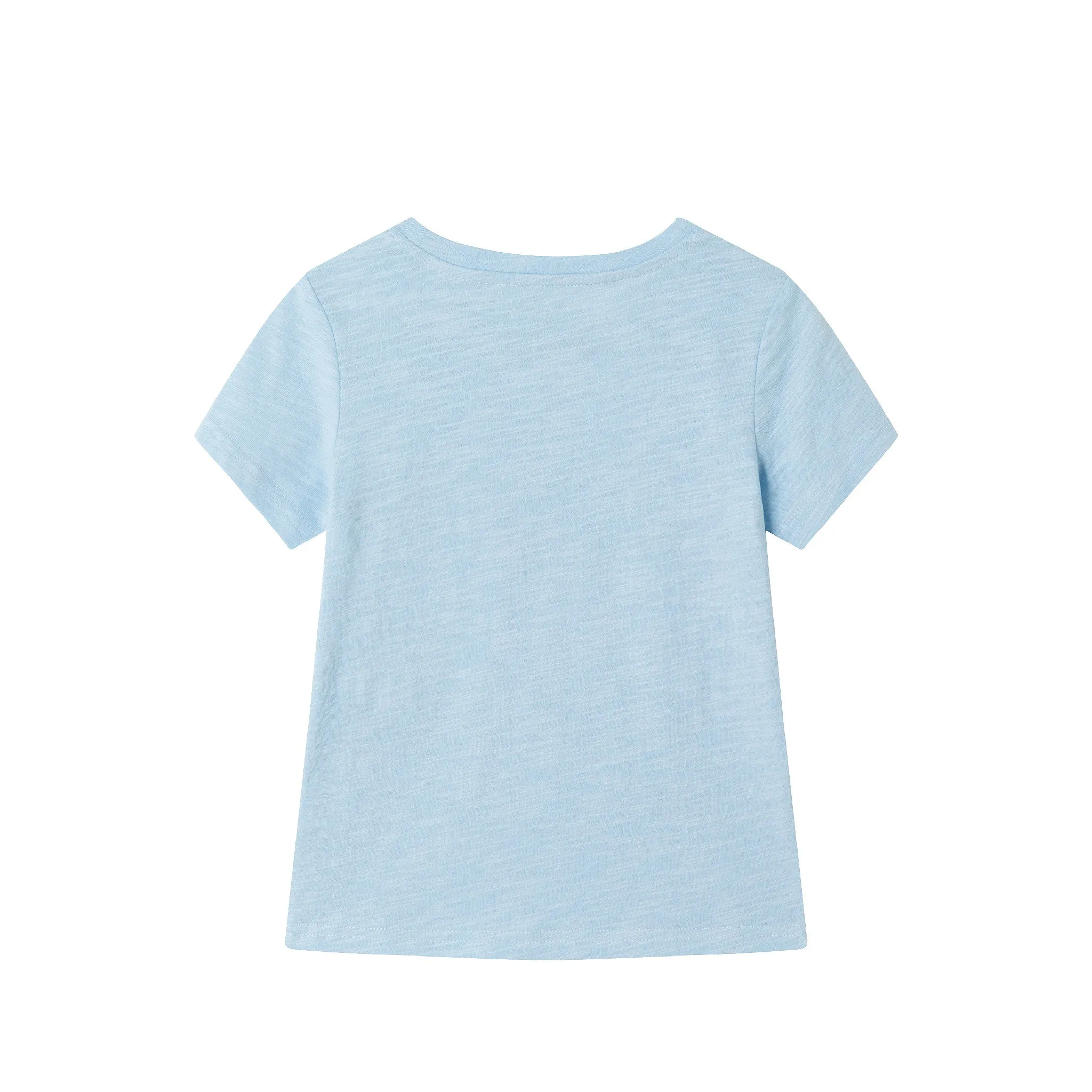 Kids (2-7) Graphic Tee & Navy Quilted Short Set | Shark Characters