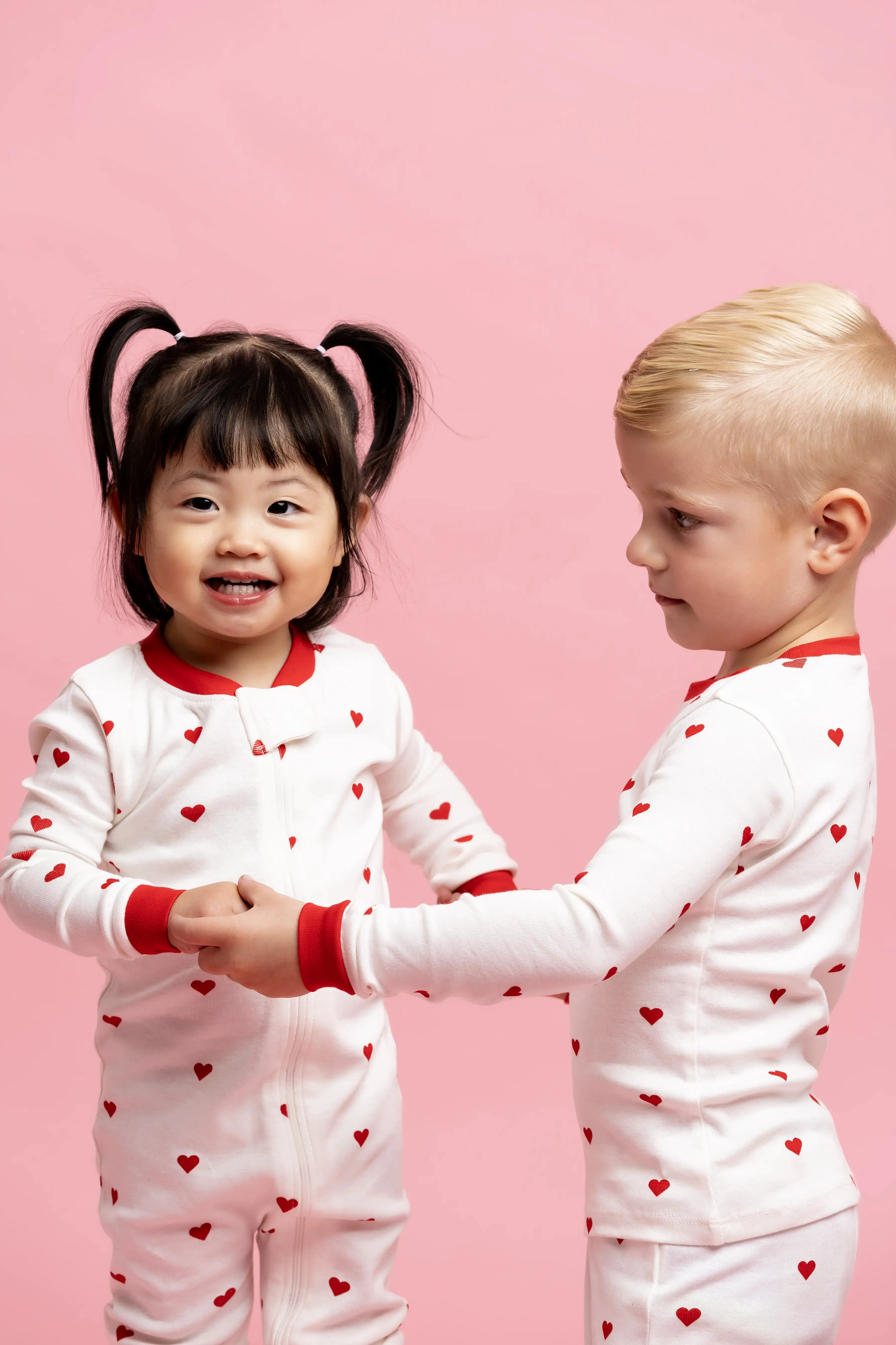 One-Piece Baby Pajamas_Tiny Hearts