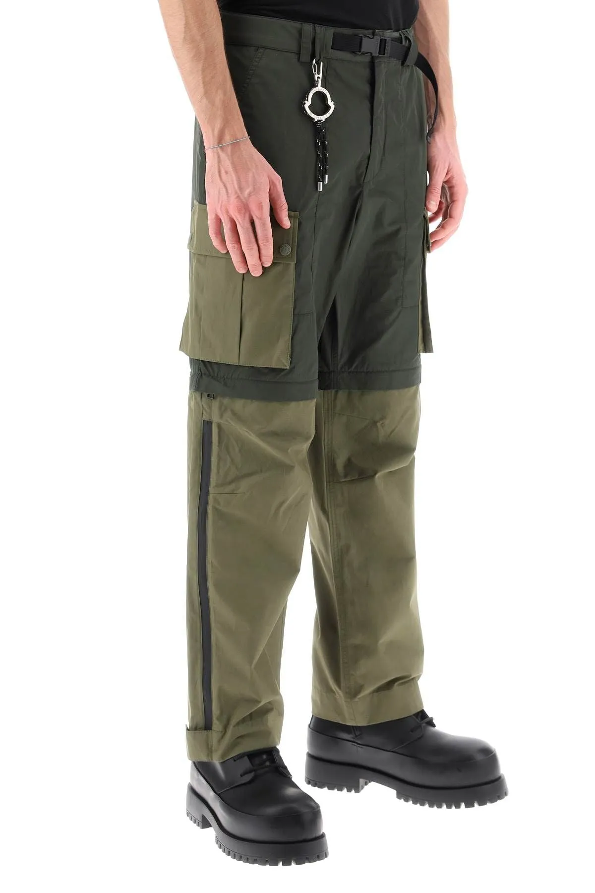 Pantalon Moncler X Pharrel Williams Convertible Cargo Pants - Vert - Femme