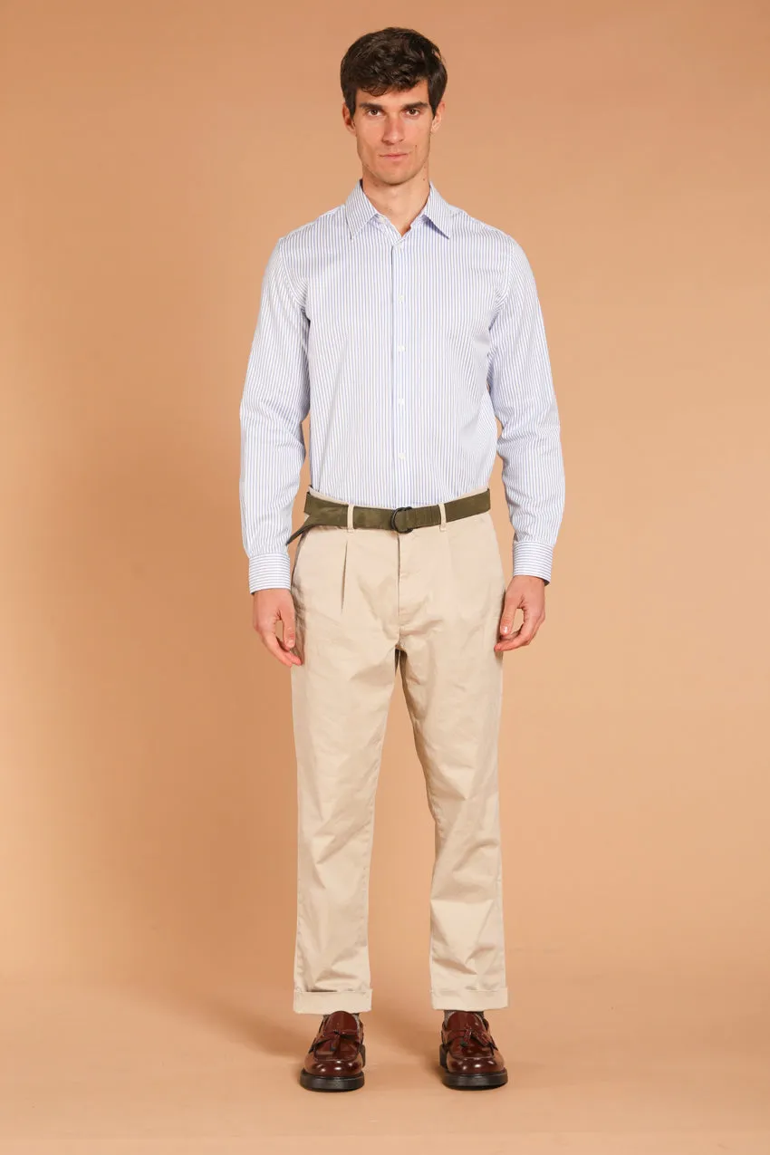 Pinces 22 pantalone chino uomo in gabardina relaxed fit