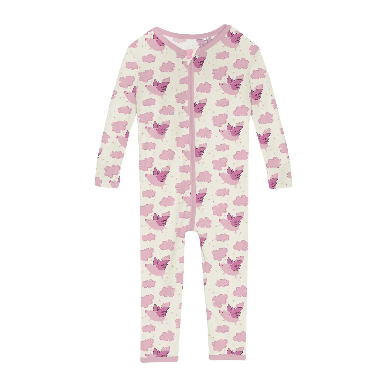 Pink Flying Pigs Convertible Sleeper with Zipper