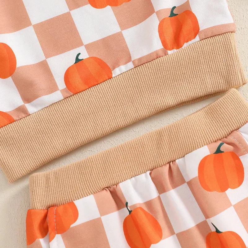 Pumpkin Checkered Set