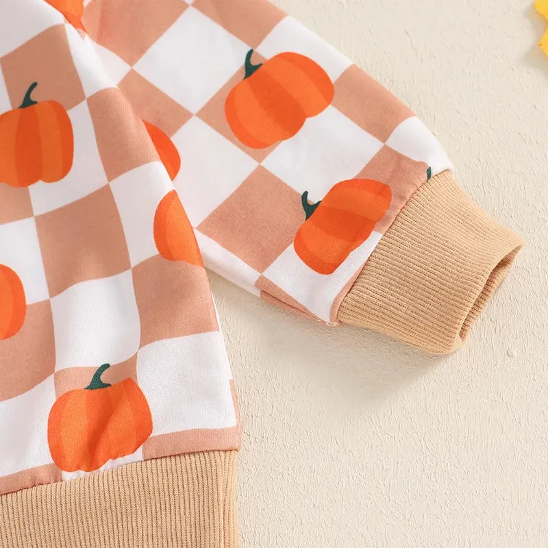 Pumpkin Checkered Set