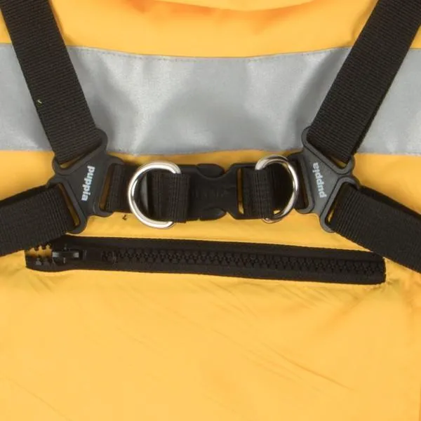 Puppia - Wilderness Rain-Harness-Coat - Blue