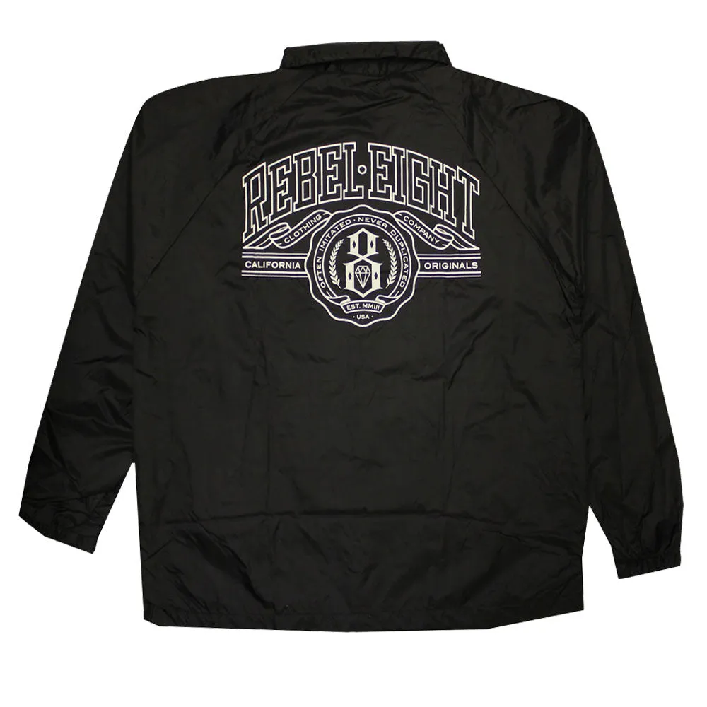 REBEL8 U OF 8 Coach Jacket Black