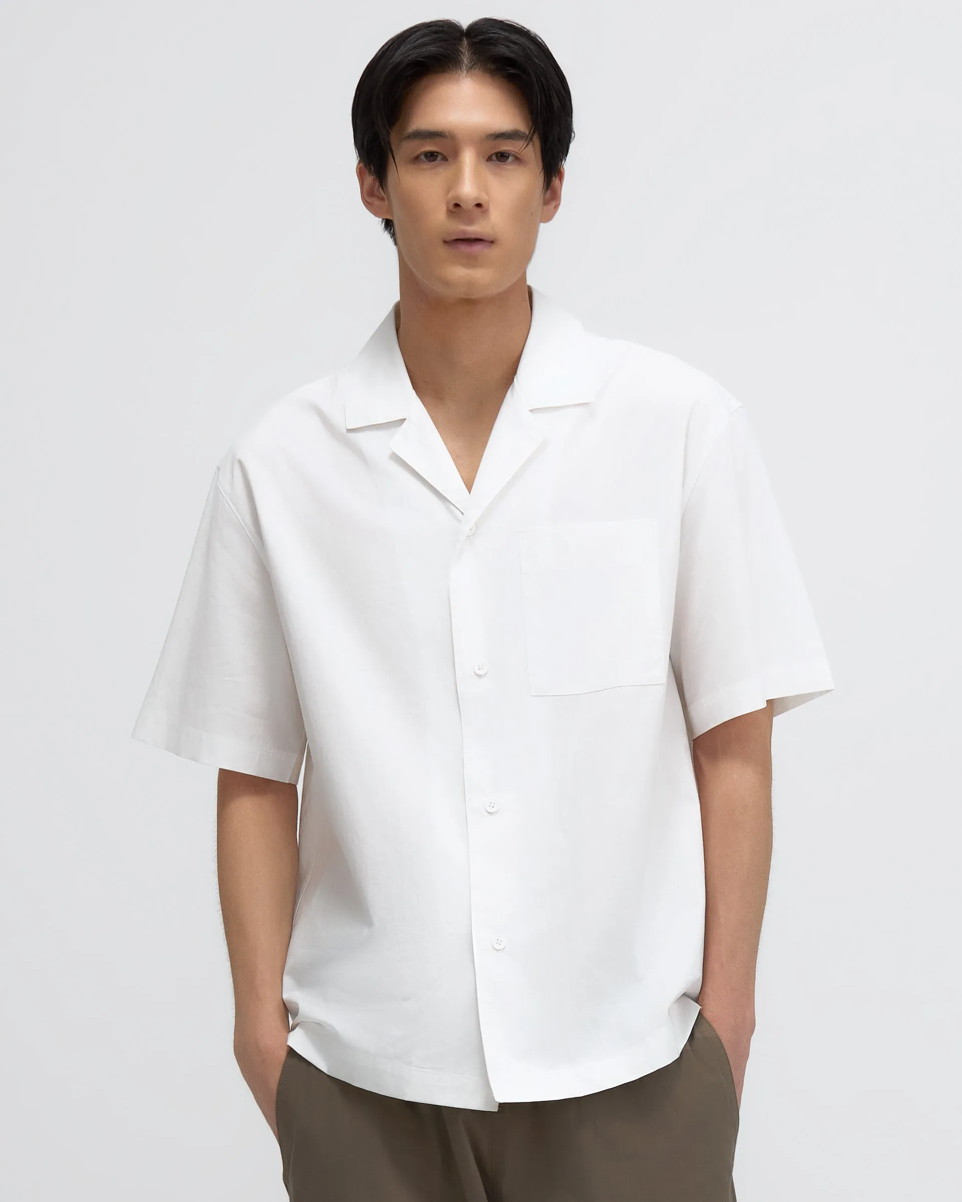 Relaxed Camp Collar Shirt