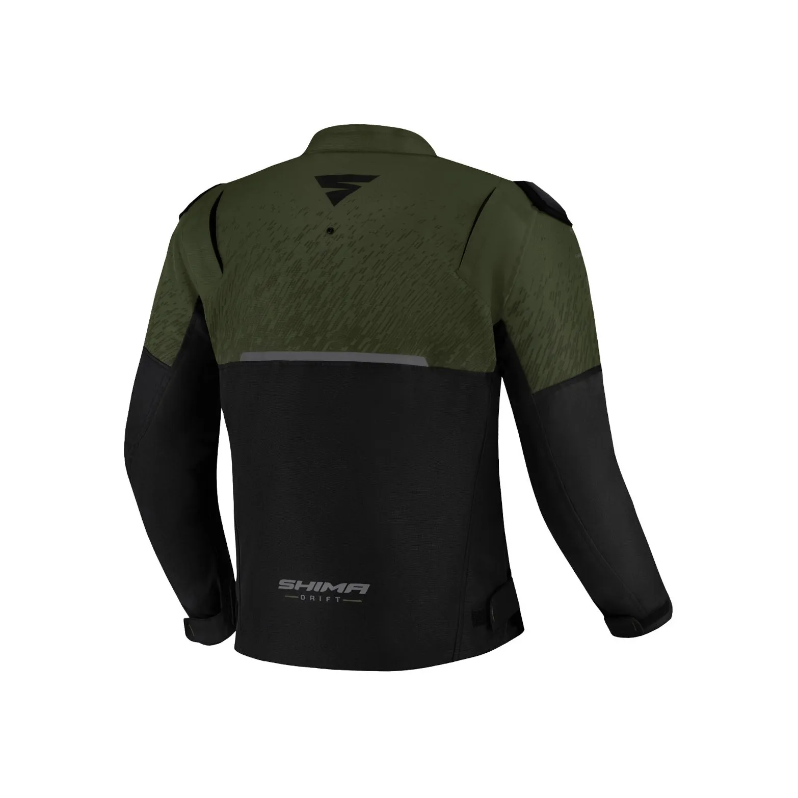 SHIMA Urban Drift Textile Motorcycle Jacket Green & Black - 910001