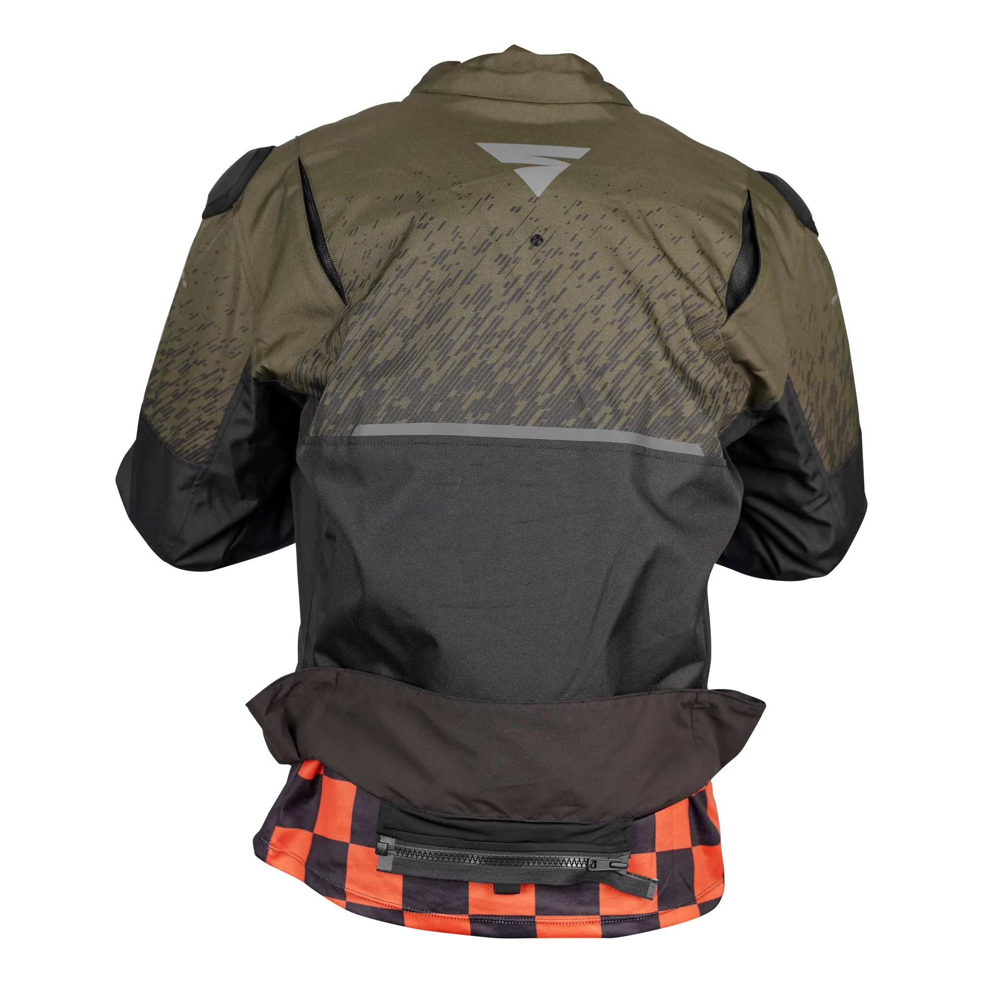 SHIMA Urban Drift Textile Motorcycle Jacket Green & Black - 910001