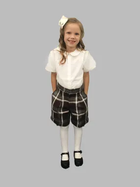 Shorts, Plaid #91 (Washington) Pleated Dressy