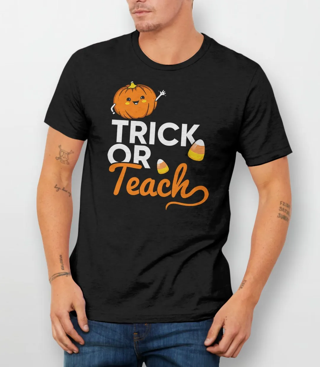 Trick or Teach Halloween Teacher T-Shirt