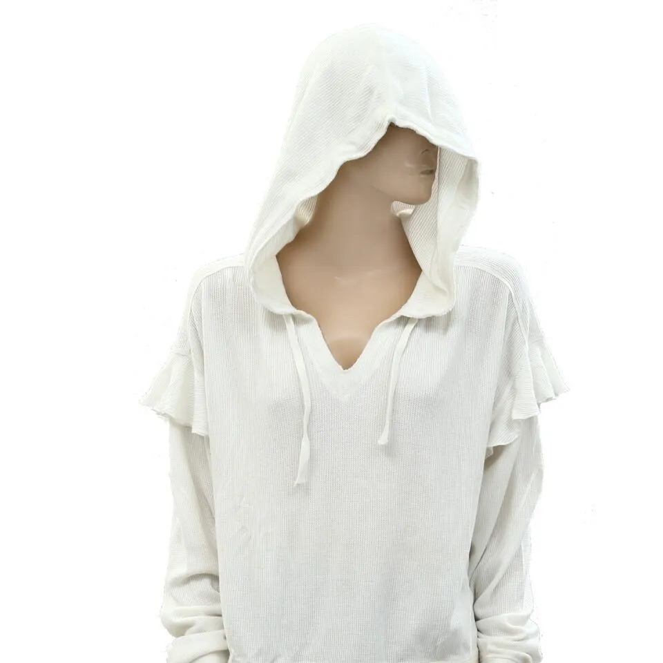 Urban Outfitters UO Thermal Hoodie Blouse Top