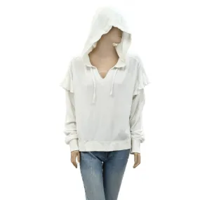 Urban Outfitters UO Thermal Hoodie Blouse Top
