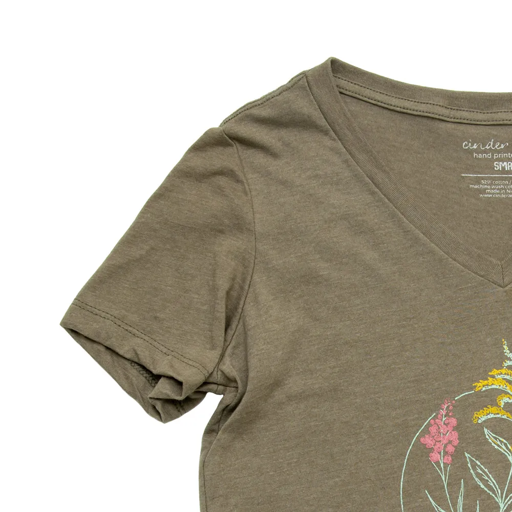 Wildflowers V-Neck Tee