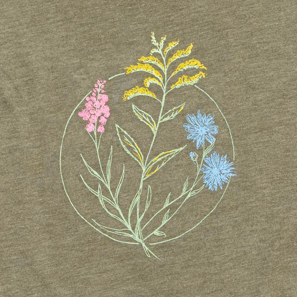 Wildflowers V-Neck Tee