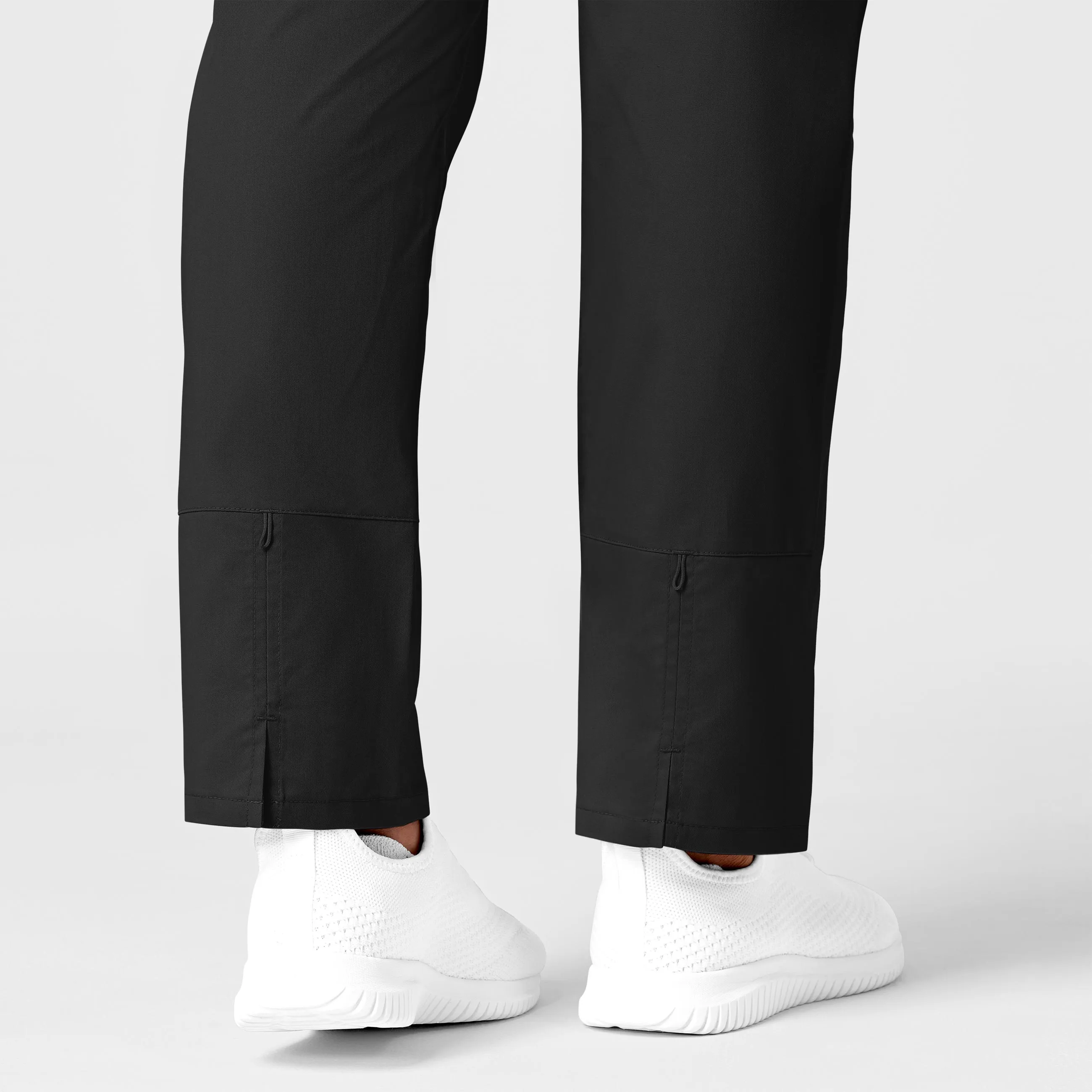WonderWORK Women's Convertible Slim Leg Scrub Pant - Black