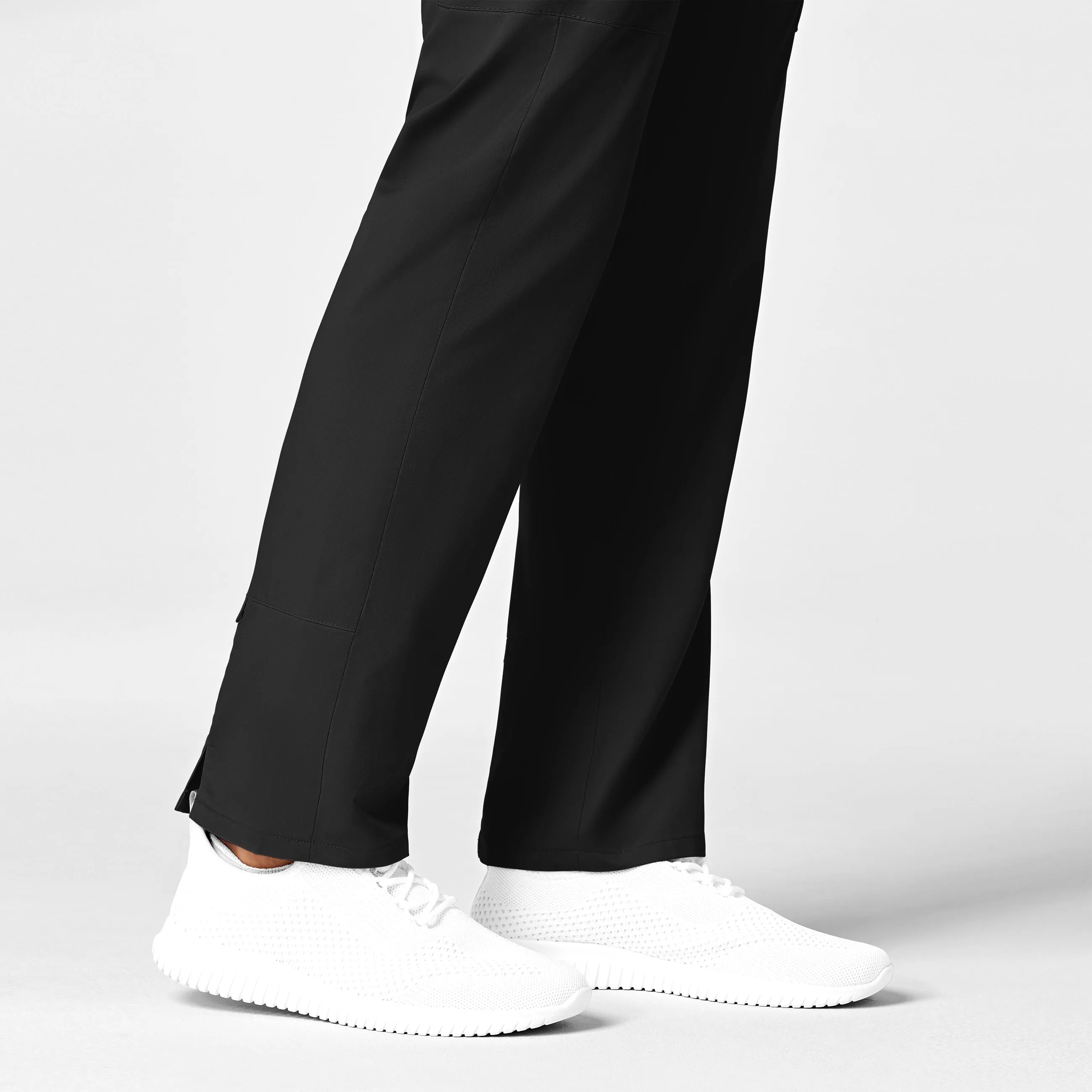 WonderWORK Women's Convertible Slim Leg Scrub Pant - Black
