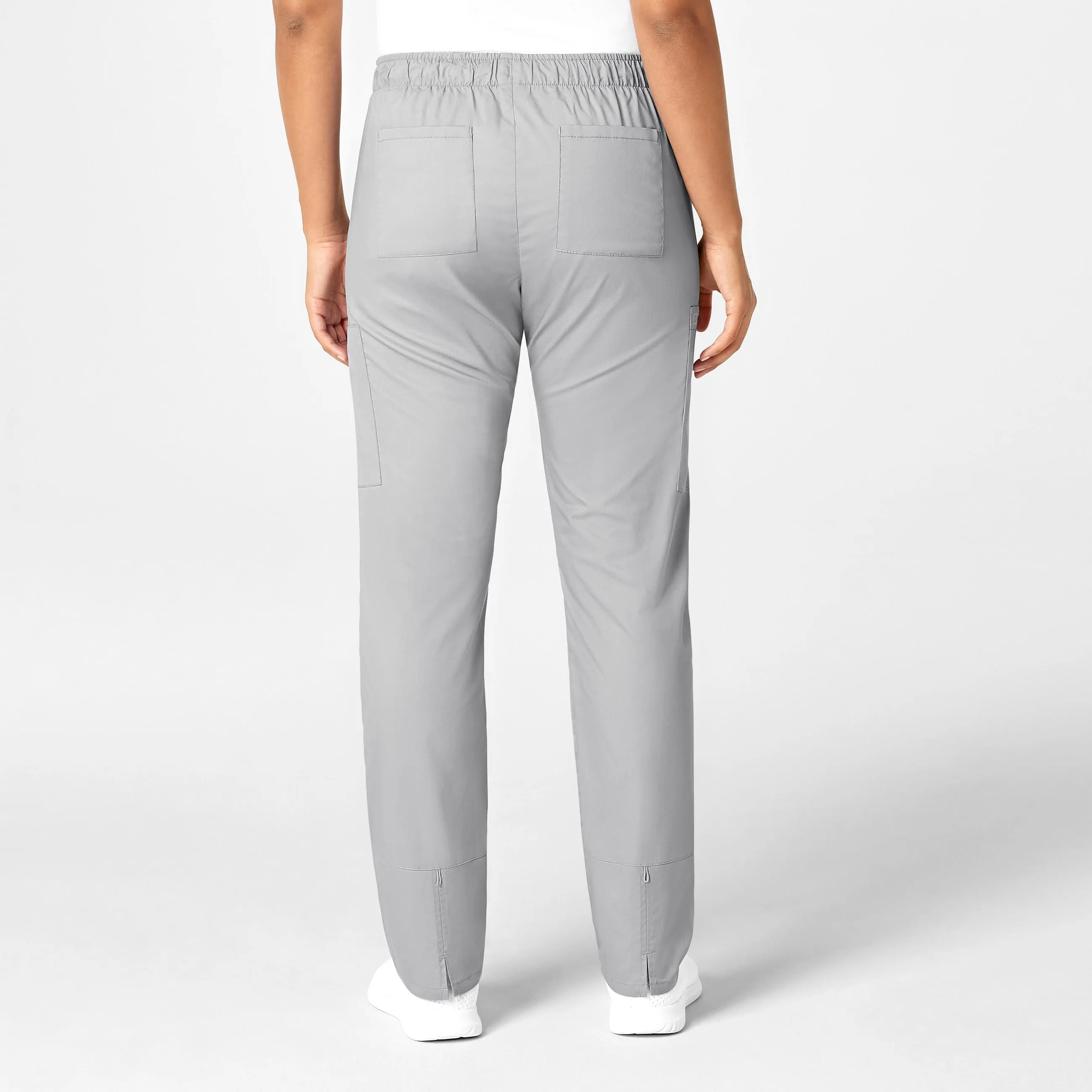 WonderWORK Women's Convertible Slim Leg Scrub Pant - Grey