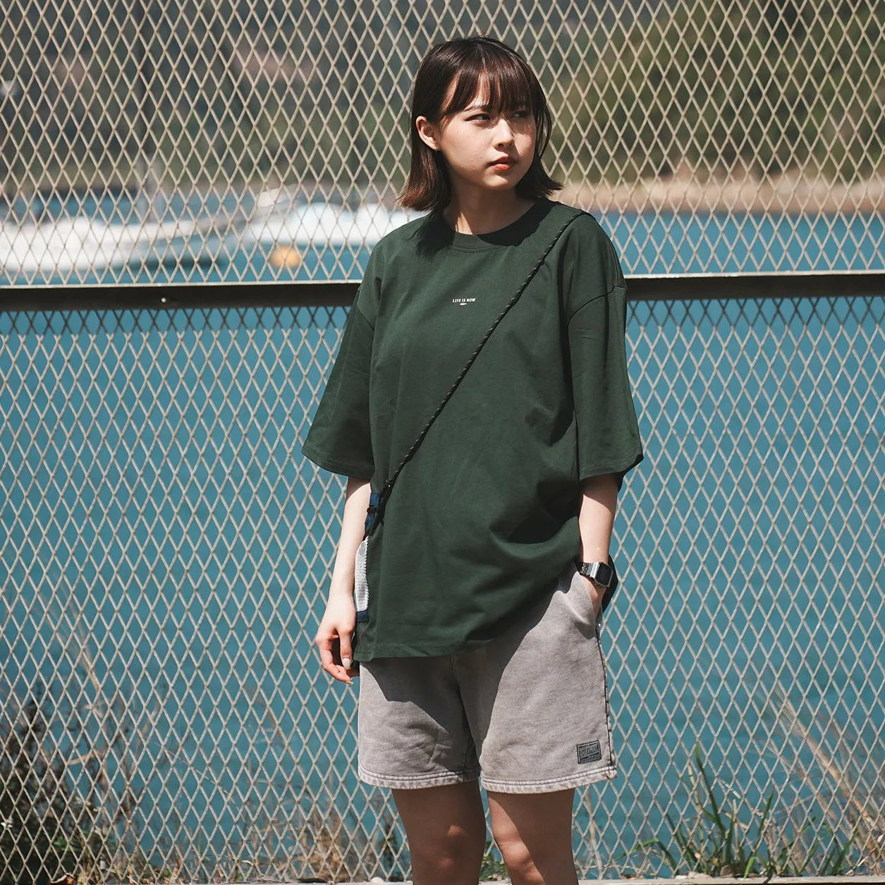 (YP401) Washed Easy Shorts